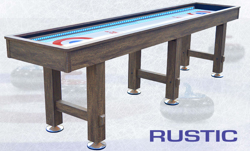 the rustic curling table