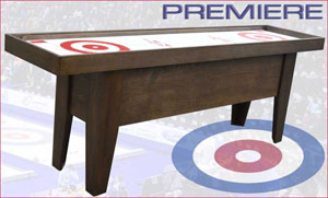 premiere curling table mahogany